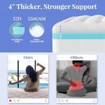 Cooling Gel Queen Mattress Topper with Pillow Pad