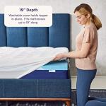 Cooling Gel Memory Foam Mattress Topper for Patients