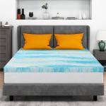 Queen Air Mattress Topper with Gel Memory Foam