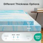 Comfortable 2-Inch Memory Foam Mattress Topper