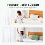Memory Foam Air Mattress Topper with Cooling Gel