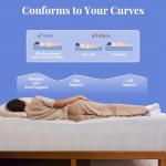 Cooling Gel Queen Mattress Topper with Pillow Pad