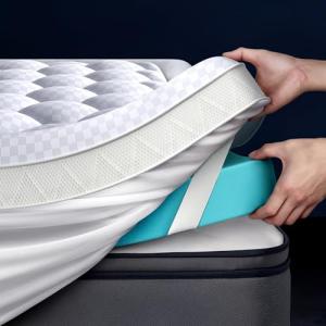 Queen Size 5-Inch Dual Layer Memory Foam Topper