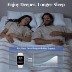 Cooling Gel Queen Mattress Topper with Pillow Pad