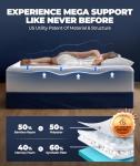 Queen Size 5-Inch Dual Layer Memory Foam Topper
