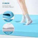 Queen Size Dual Layer Memory Foam Mattress Topper