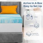 Queen Air Mattress Topper with Gel Memory Foam