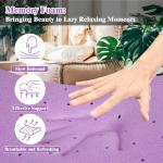Cooling Gel Memory Foam Mattress Topper for Patients