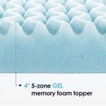 5-Zone Cooling Gel Hospital Air Mattress Topper