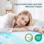 Queen Gel Memory Foam Mattress Topper for Pressure Relief