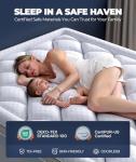 Queen Size 5-Inch Dual Layer Memory Foam Topper