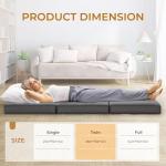 Memory Foam Air Mattress for Patients - 4" Thick