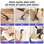 Portable Carpet Cleaner with Dual Brush Heads