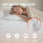 VEVOR King Heated Mattress Pad with 10 Heat Settings