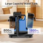 Portable Carpet Cleaner with Dual Brush Heads