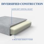 SINWEEK 4" Tri Folding Hospital Air Mattress