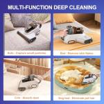 Cordless Mattress Vacuum with UV-C Light and HEPA