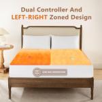 Heated Queen Air Mattress Pad with Dual Controller