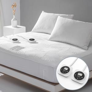 Electric Heated Mattress Pad with Dual Control