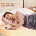 Heated Queen Air Mattress Pad with Dual Controller