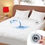 Heated Waterproof Mattress Pad for Queen Beds