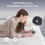 Electric Heated Mattress Pad with Dual Control