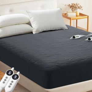 Heated Queen Mattress Pad with Dual Control