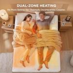 Heated Waterproof Mattress Pad for Queen Beds