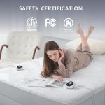 Electric Heated Mattress Pad with Dual Control