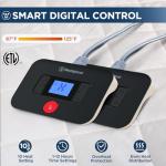 Heated King Size Mattress Pad with Dual Control