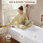 Heated Mattress Pad with 20 Heat Settings