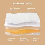 Heated Mattress Pad with Dual Controllers and Memory