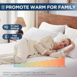 Heated King Size Mattress Pad with Dual Control