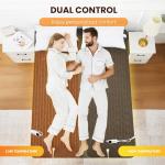 Heated Queen Mattress Pad with Dual Control