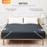 Heated Queen Mattress Pad with Dual Control