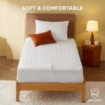 Bedsure Twin Heated Mattress Pad with 10 Heat Settings