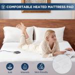 Heated King Size Mattress Pad with Dual Control