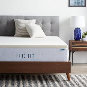 LUCID Hypoallergenic Foam Mattress Topper - King