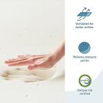 LUCID Hypoallergenic Foam Mattress Topper - King