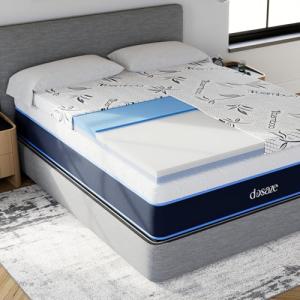 3-Inch Dual-Layer Memory Foam Mattress Topper