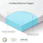 Cooling Gel Memory Foam Mattress Topper for Patients