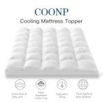 COONP Queen Cooling Plush Air Mattress Topper