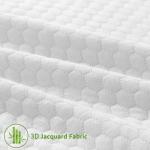 Queen Size Bamboo Mattress Topper Cover with Straps