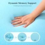 Cooling Gel Memory Foam Mattress Topper for Patients
