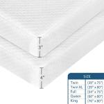 Queen Size Bamboo Mattress Topper Cover with Straps