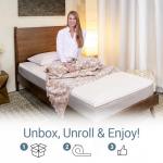 Organic Latex Queen Mattress Topper - Medium Firm