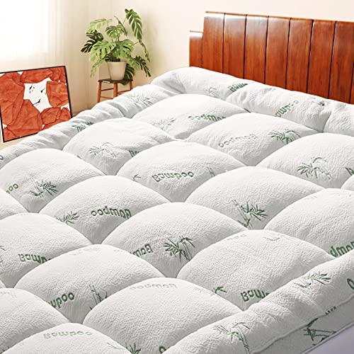 Cooling Extra Thick Bamboo Mattress Pad for Patients