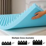 DMI Twin Size Egg Crate Foam Mattress Topper