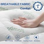 Cooling Extra Thick Bamboo Mattress Pad for Patients