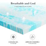Comfortable 3-Inch Gel Memory Foam Mattress Topper